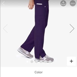 FIGS size small Purple Kade Cargos